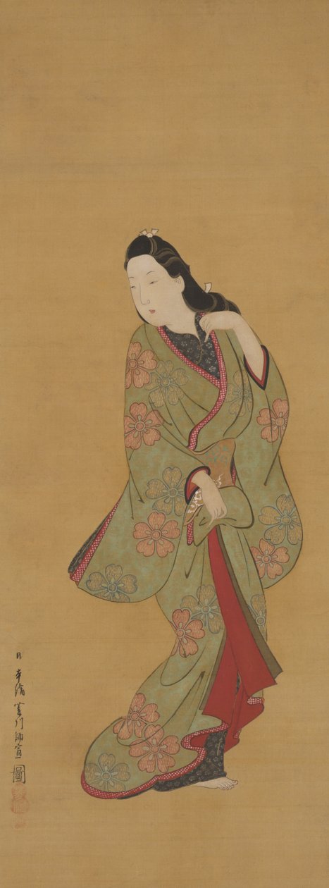 Başını Döndüren Güzellik by Hishikawa Moronobu