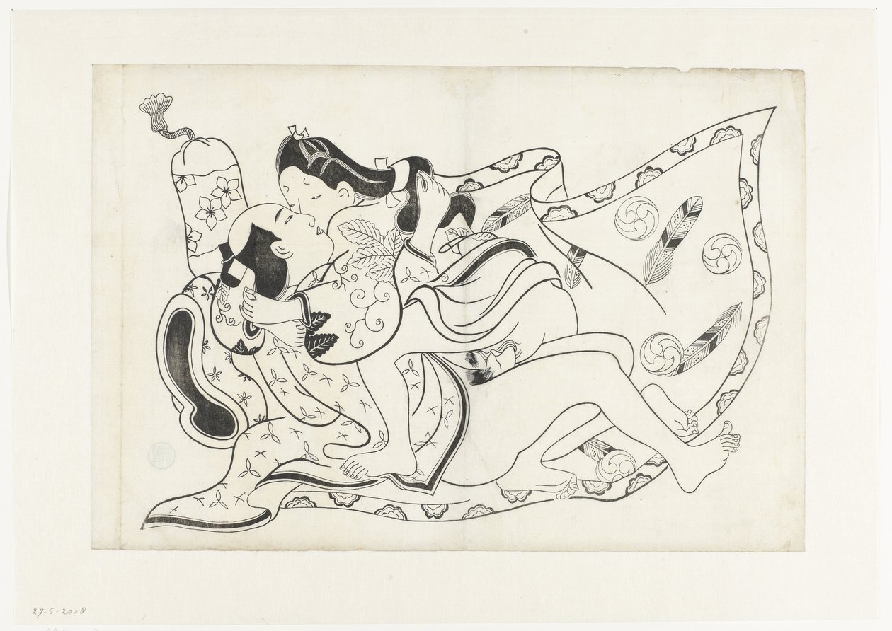erotik gösteri by Hishikawa Moroshige (attributed to)