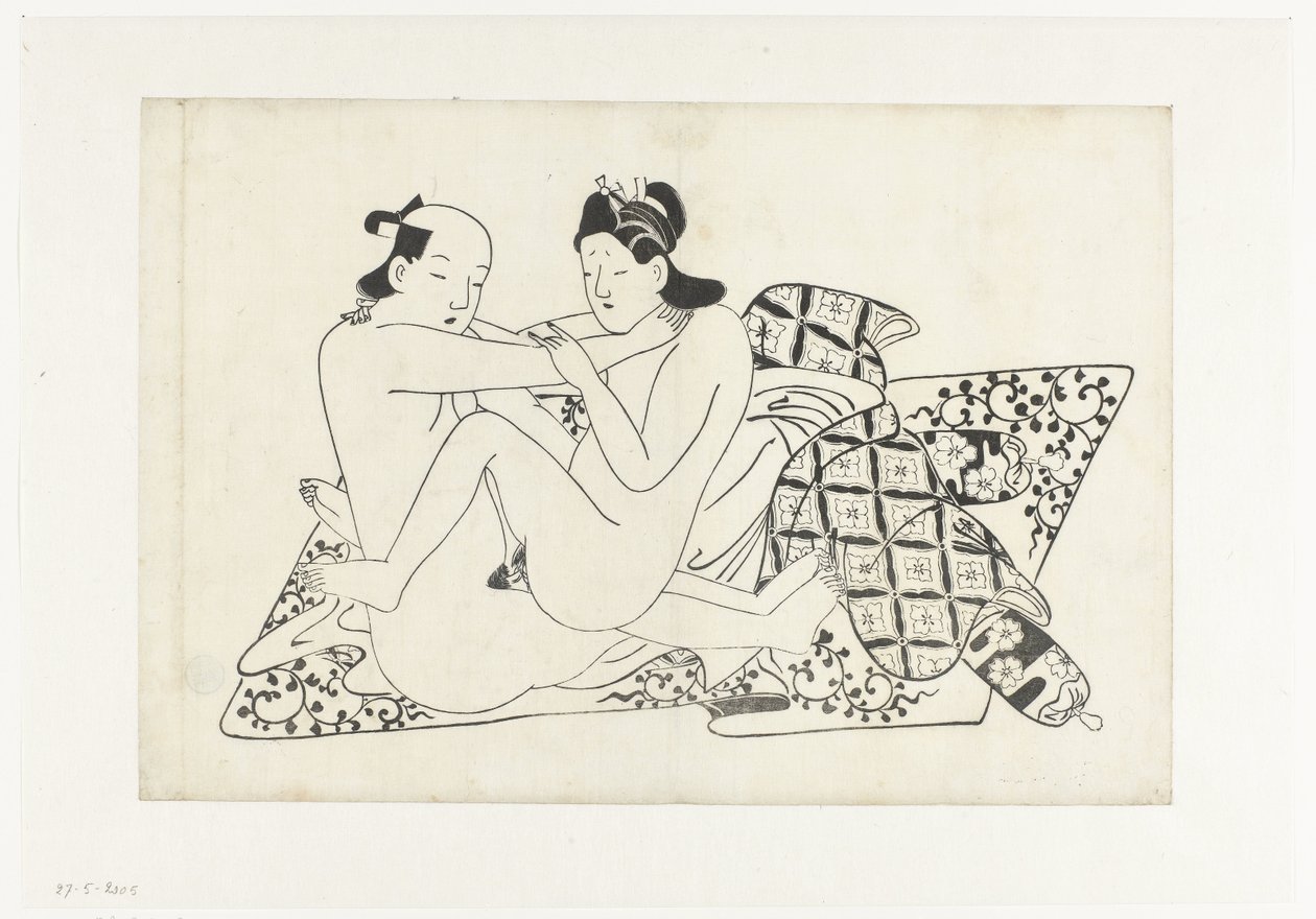 erotik gösteri by Hishikawa Moroshige (attributed to)