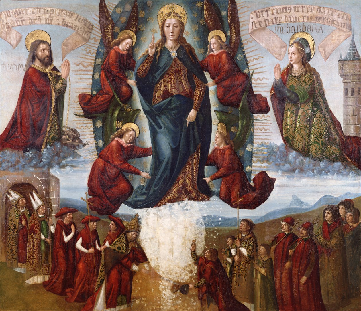 Kar Mucizesi, 15. yüzyıl sonu by Netherlandish School