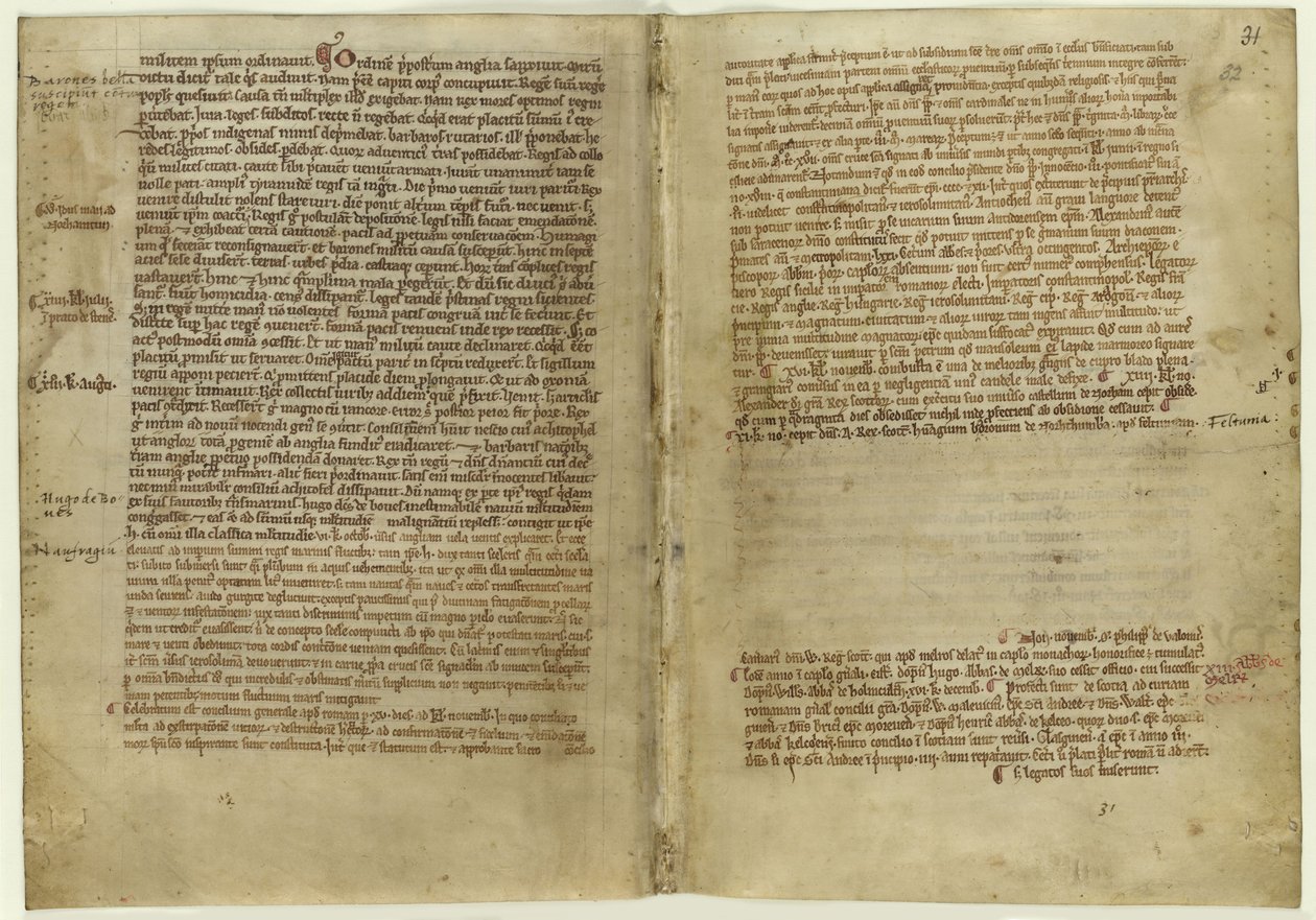 Melrose Manastırı Chronicle, 1270