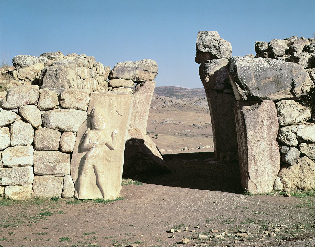 Hattuşa surlarından Kral Kapısı by Hittite