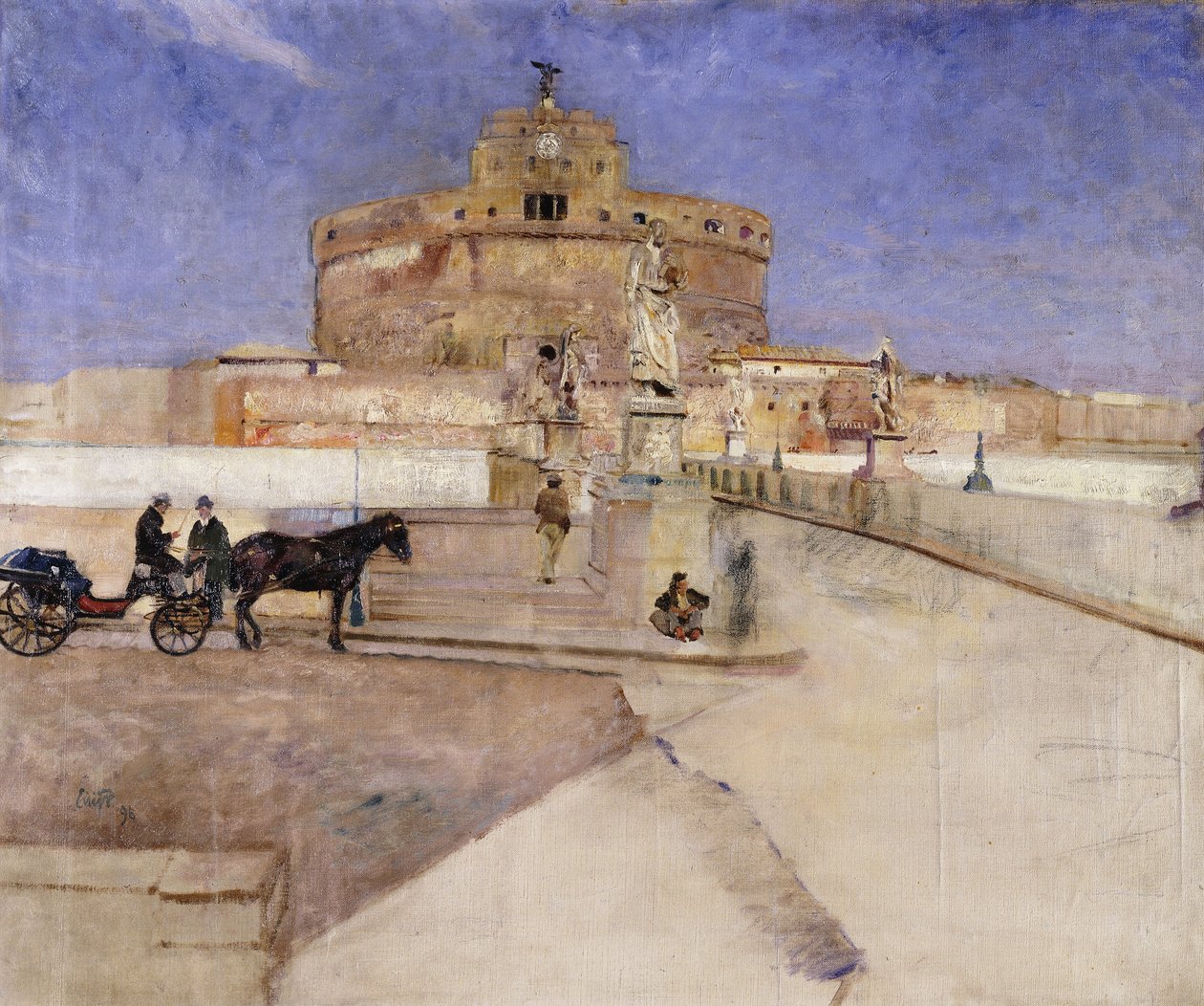 Castello Sant "Angelo, Roma, 1896 by Hjalmer Eilif Emanuel Peterssen