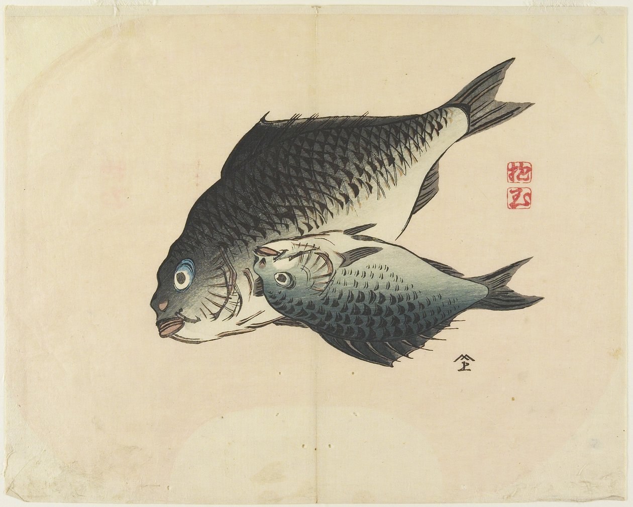 (Balık Çifti), c. 1830 by Hogyoku