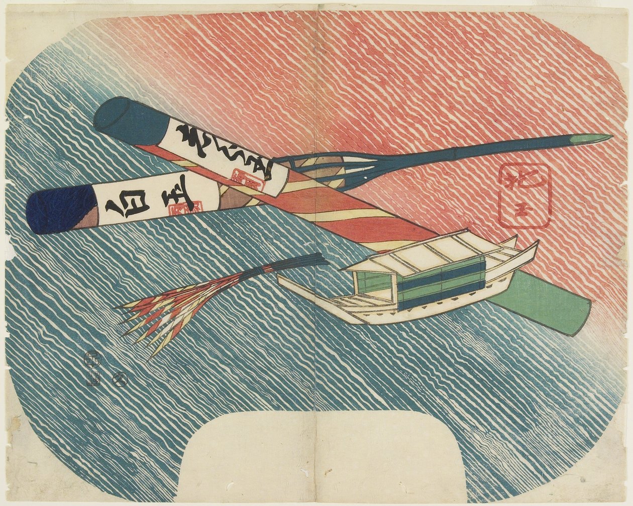 (Oyuncak Tekne ve Havai Fişek), 1840 by Hogyoku