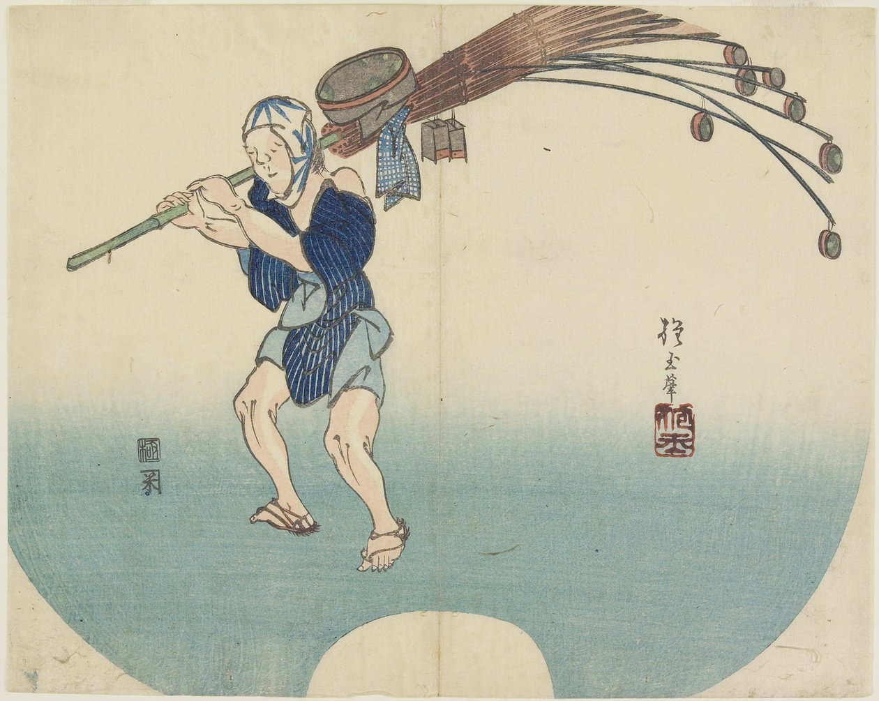 (Su Satıcısı), c. 1830 by Hogyoku