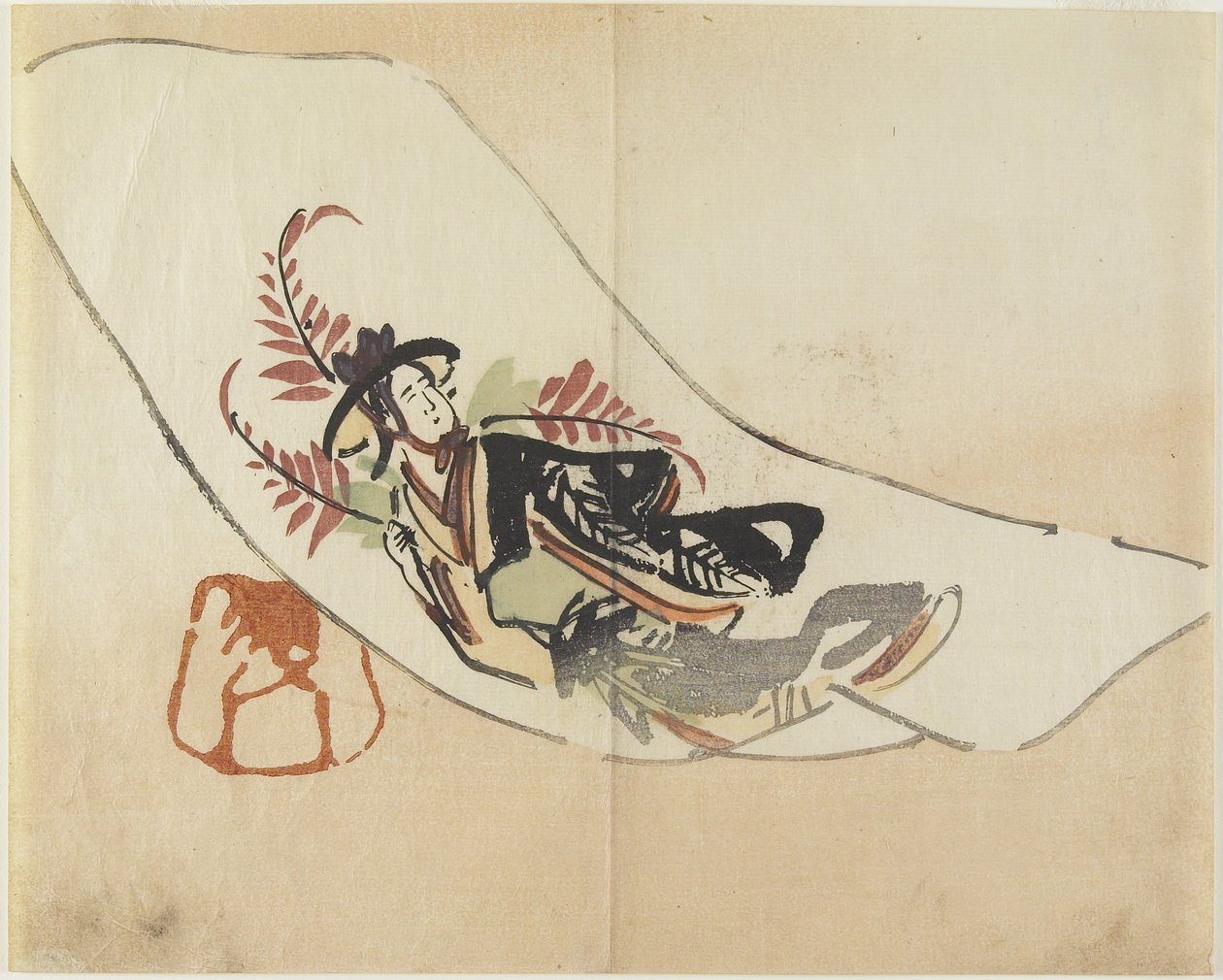 Wisteria Kızı, c. 1830 by Hogyoku