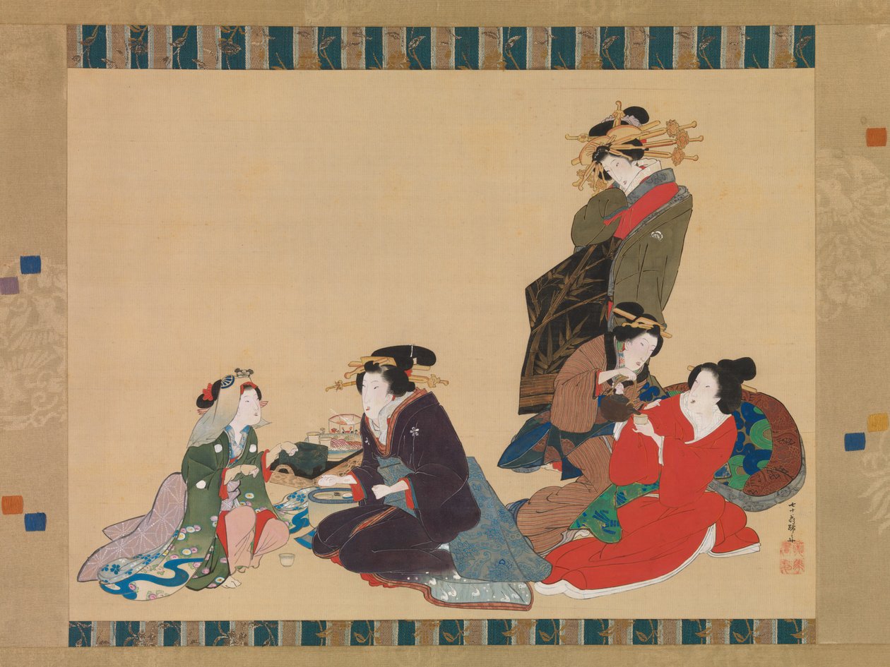 Beş Güzel, 1840. by Hokuba