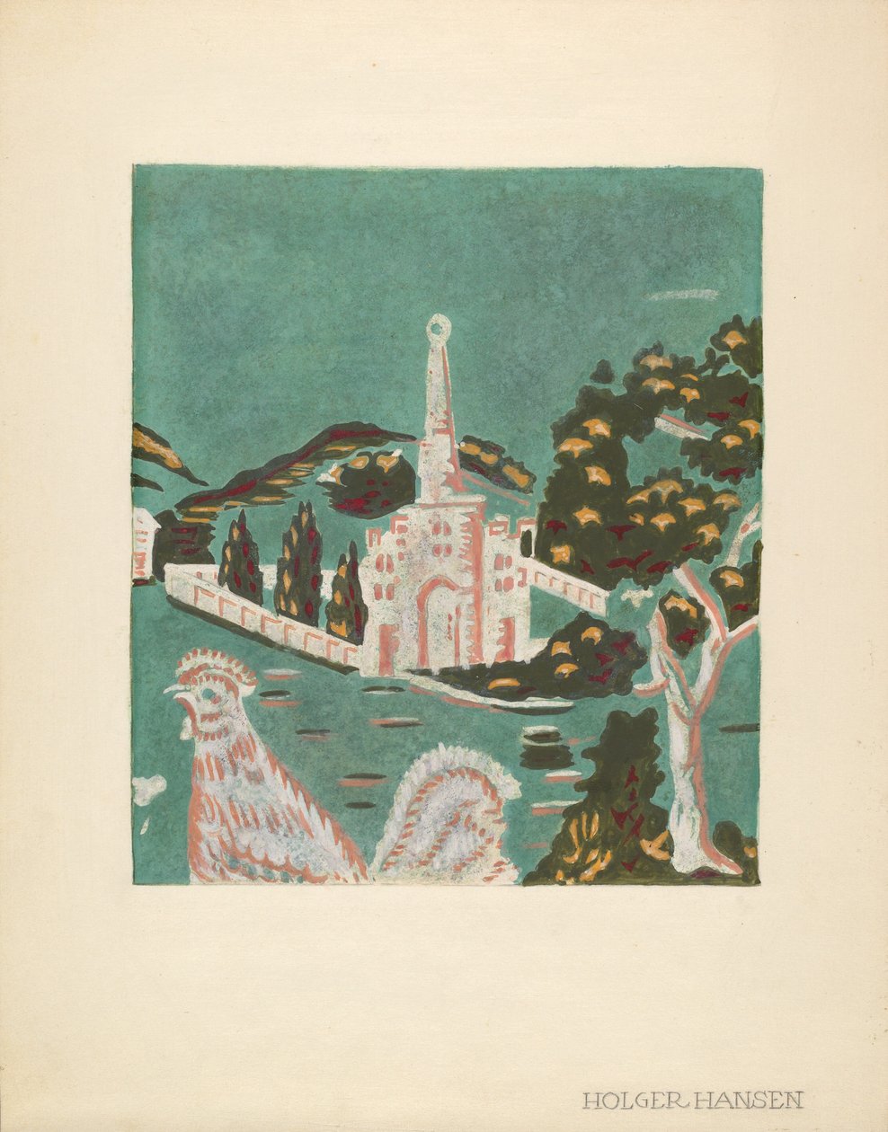 Bant kutusu detayı, c. 1940. by Holger Hansen