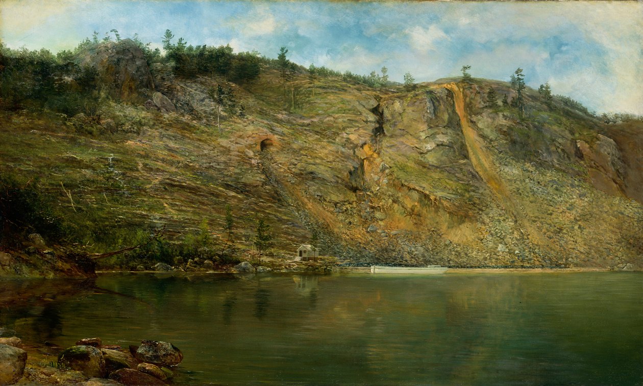 Demir Madeni, Port Henry, New York, yak. 1862. by Homer Dodge Martin