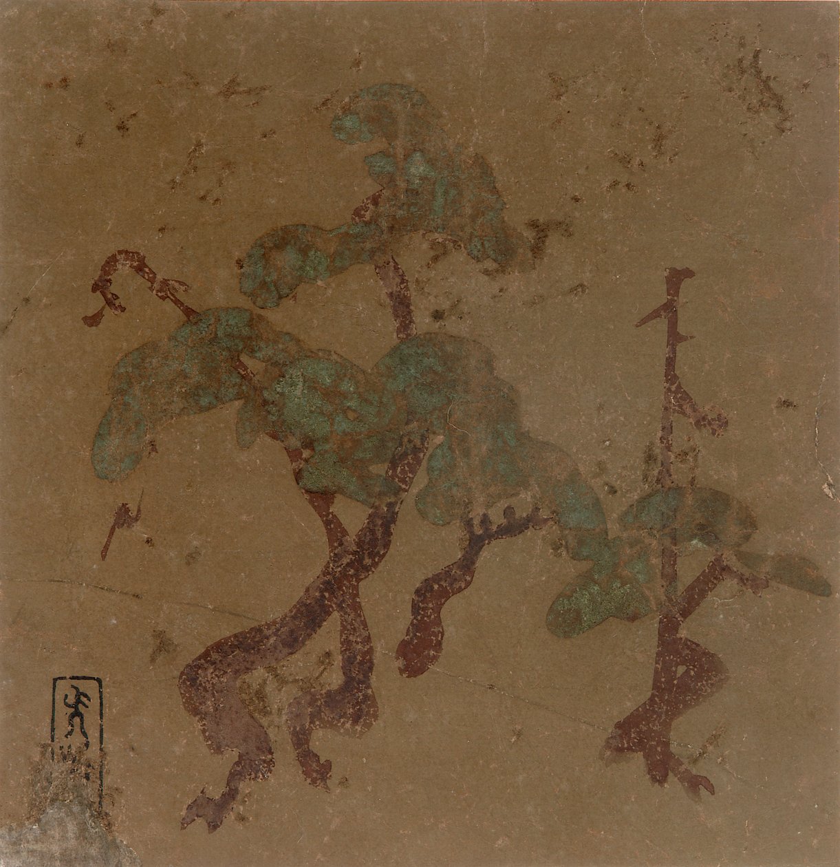 Çam ağaçları, Edo dönemi, 16. yüzyıl sonu-17. yüzyıl başı. by Hon
