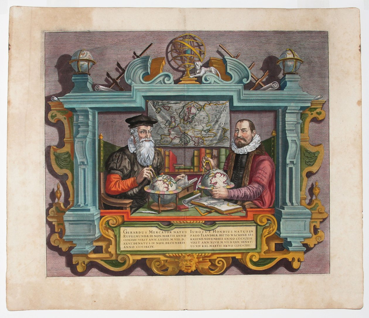 Gerardus Mercator 1512-1594 ve Jodocus Hondius 1563-1612