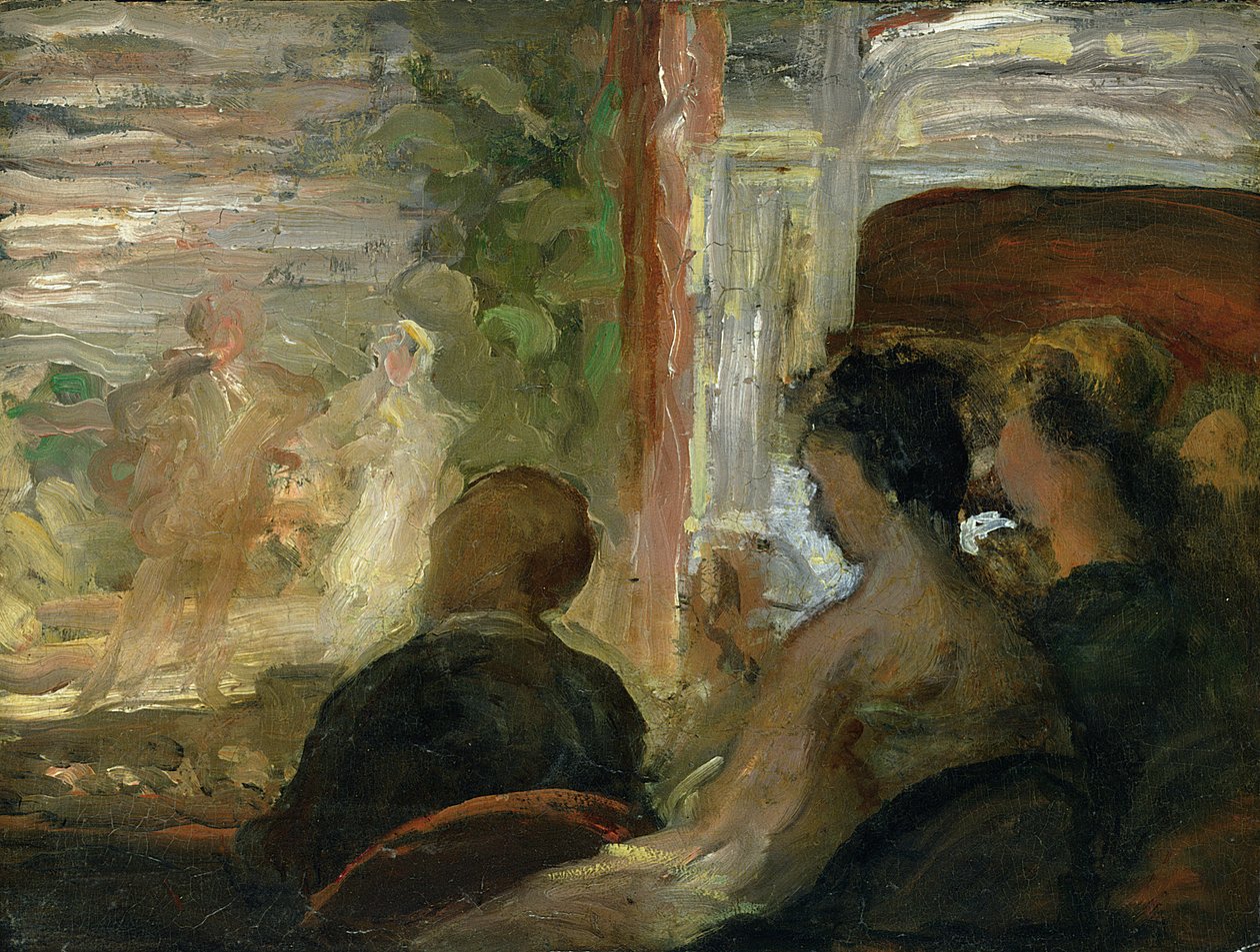 Tiyatroda Bir Kutu, c.1865-70 by Honoré Daumier
