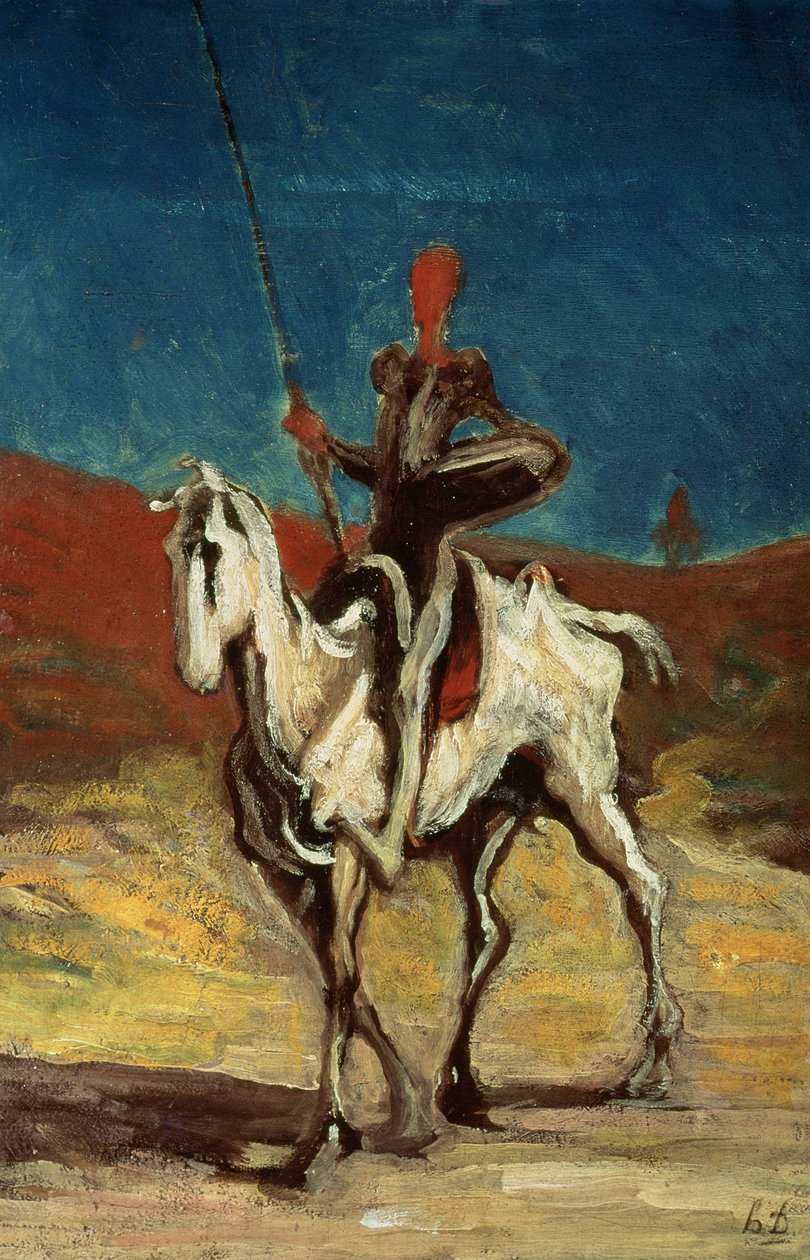 Don Kişot, c.1865-1870 by Honoré Daumier