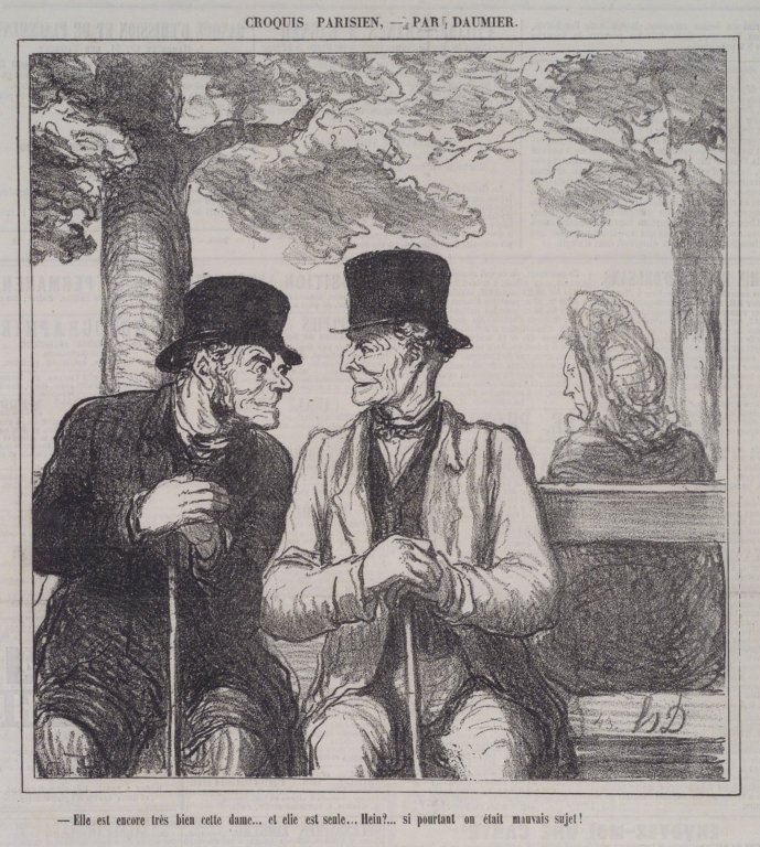 Bu Hanım Hala Çok İyi... by Honoré Daumier