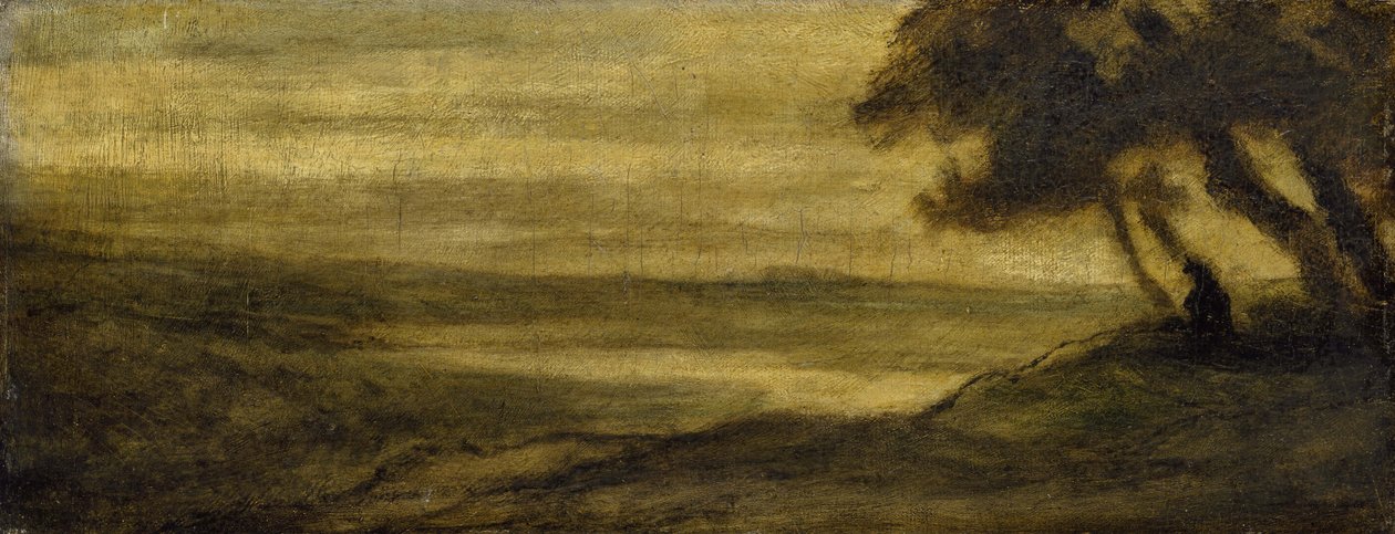 Figürlü Peyzaj, c. 1860 by Honoré Daumier