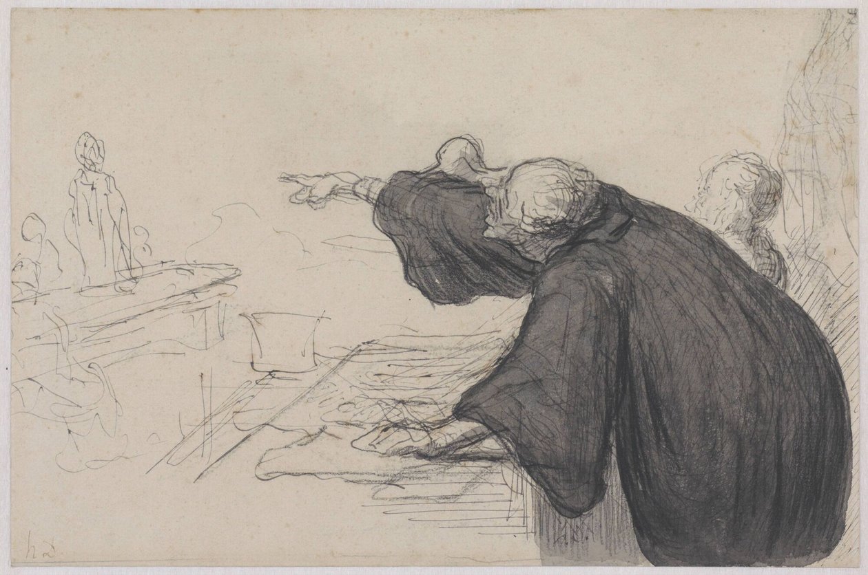 Largument kararı by Honoré Daumier