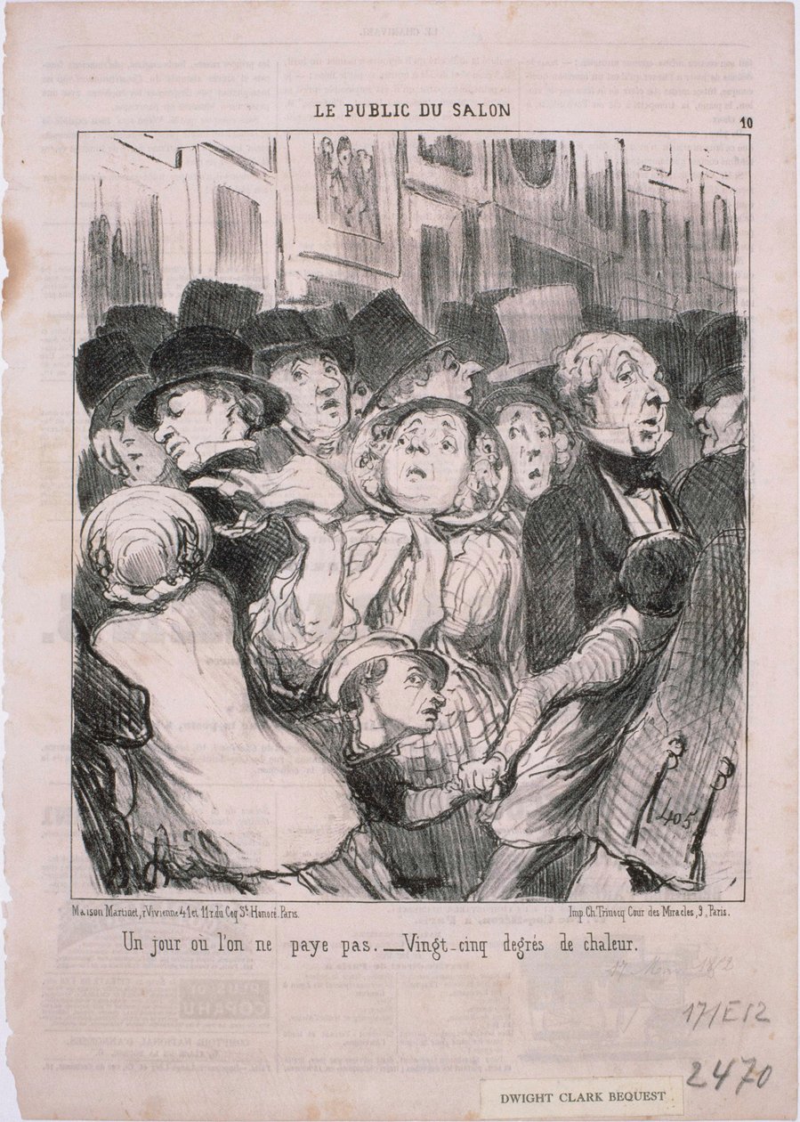 Şovun İzleyicisi- Ödeme yapmadığımız bir gün... by Honoré Daumier