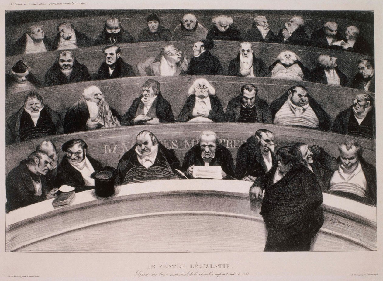 Yasama Karnı by Honoré Daumier