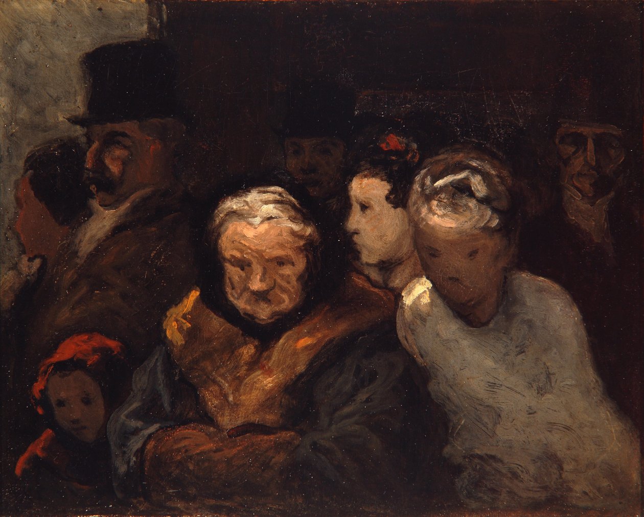 Tiyatrodan Ayrılmak, 1865 dolayları by Honoré Daumier