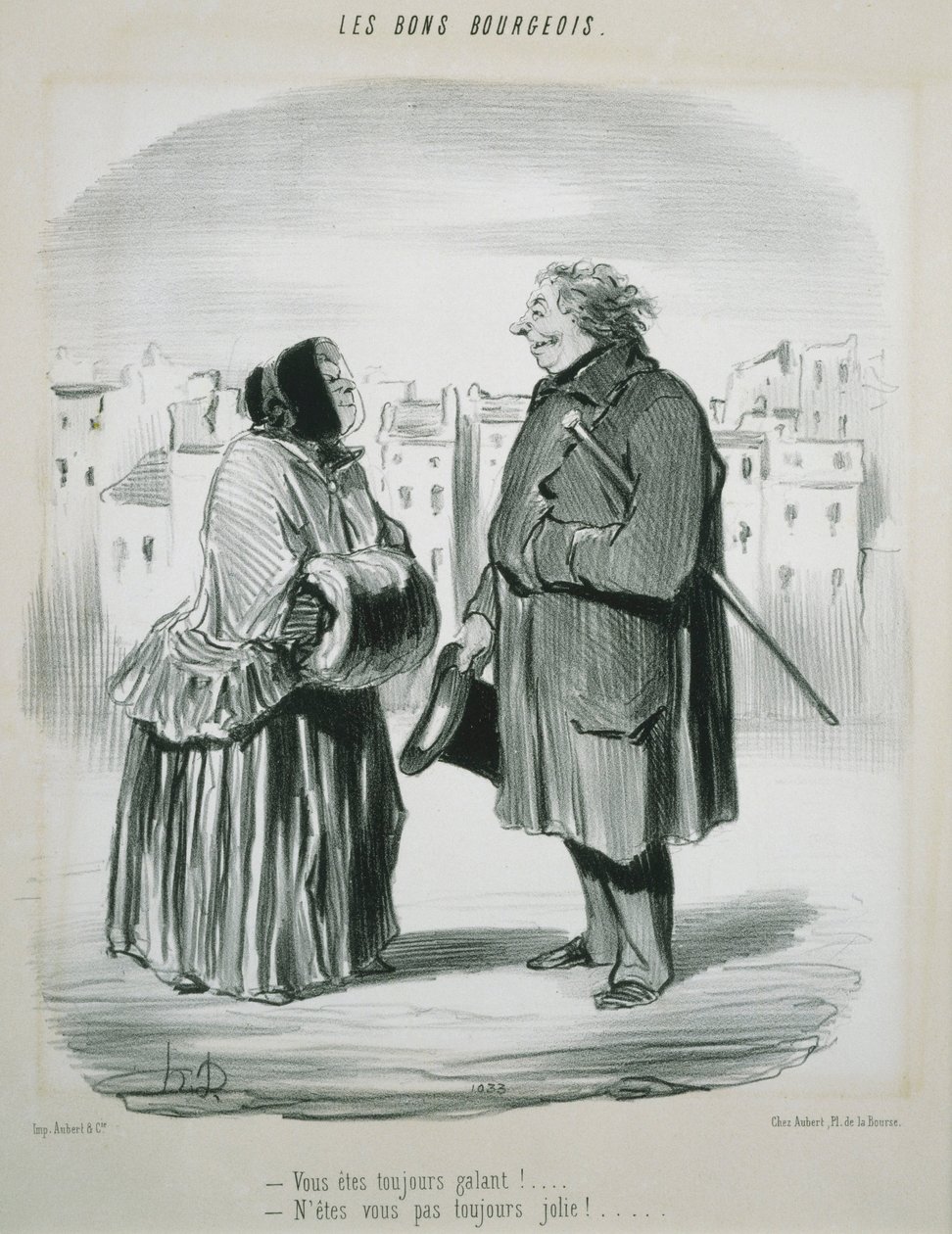 Les Bons Bourgeois- Her zaman cesursun! by Honoré Daumier