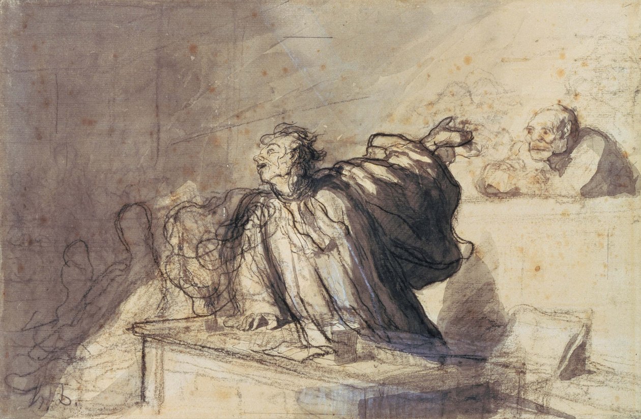 Savunma İtirazı by Honoré Daumier