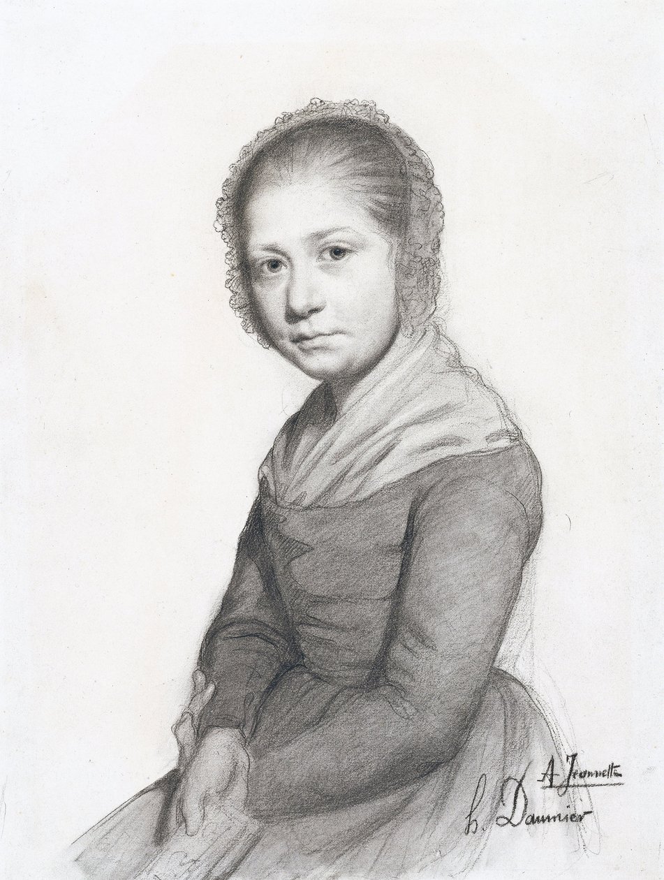 Bir Kızın Portresi (Jeannette), c. 1830 by Honoré Daumier