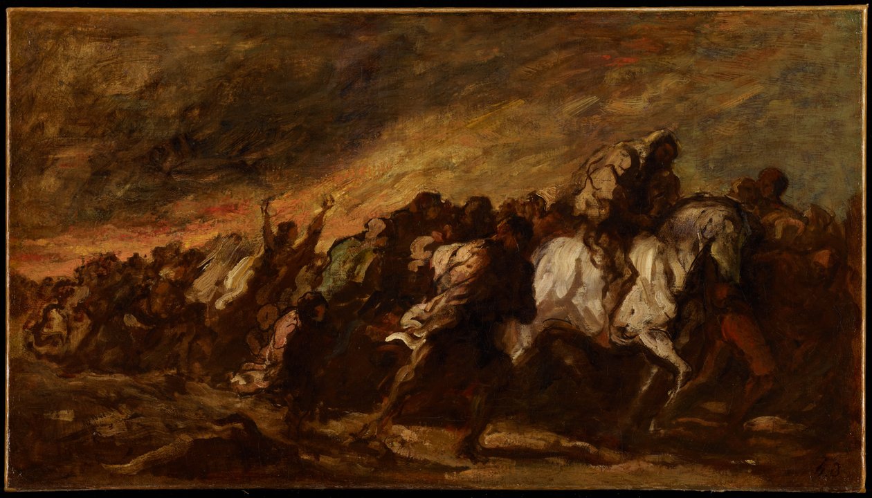 Kaçaklar, c.1868 by Honoré Daumier