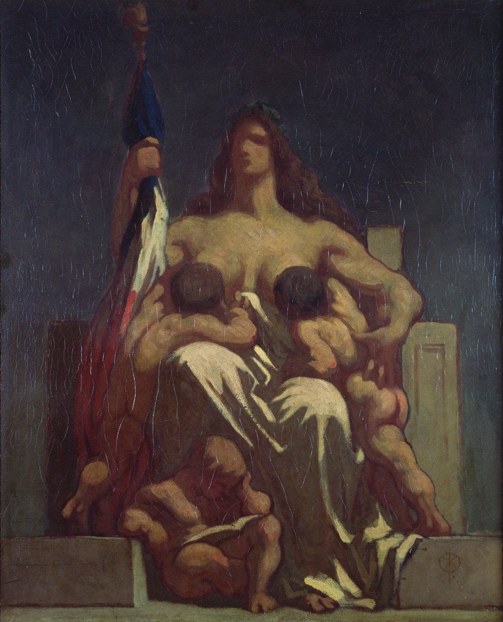 Cumhuriyet (kroki), 1848 by Honoré Daumier