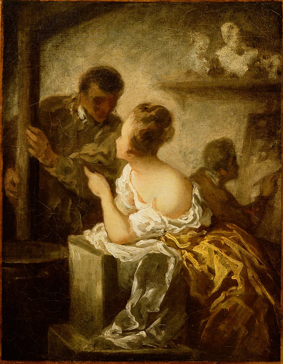 Stüdyo, yaklaşık 1870 by Honoré Daumier