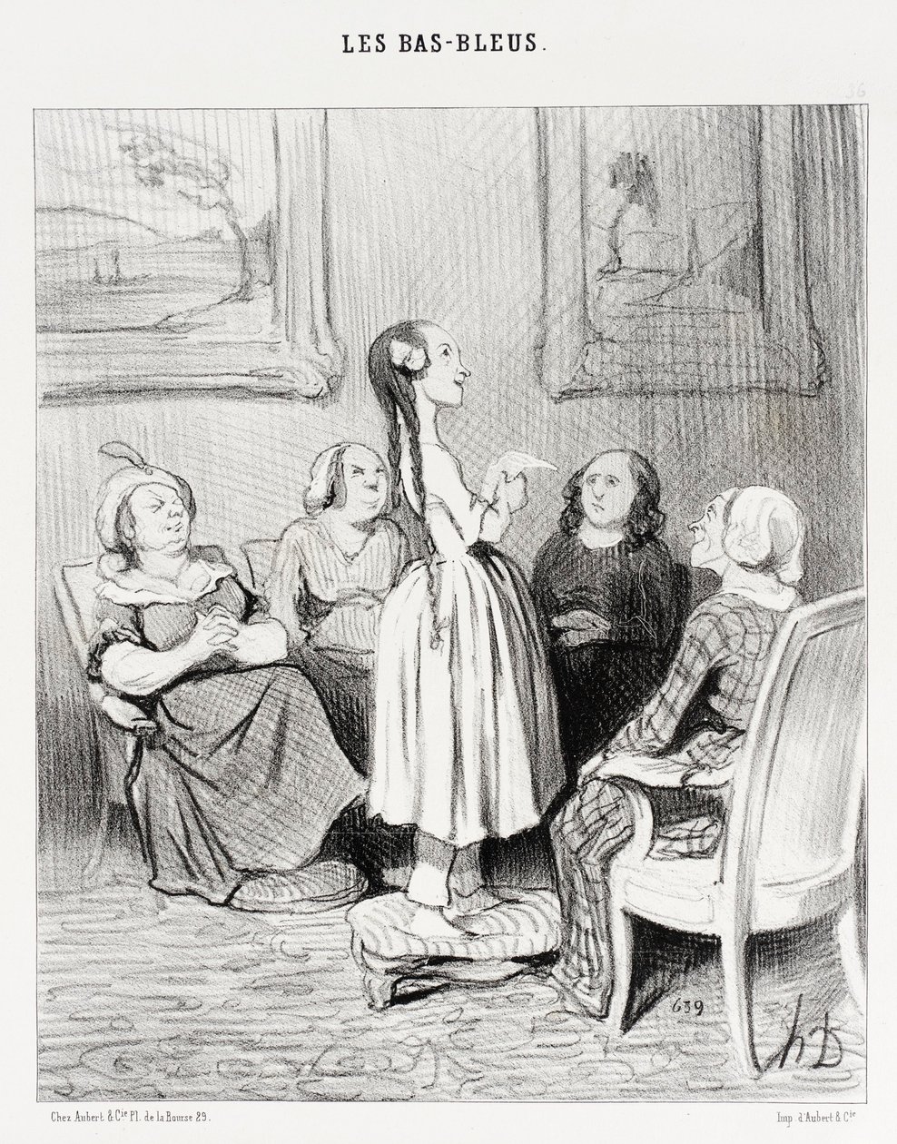 ...beni lanetlemeliler mi? by Honoré Daumier