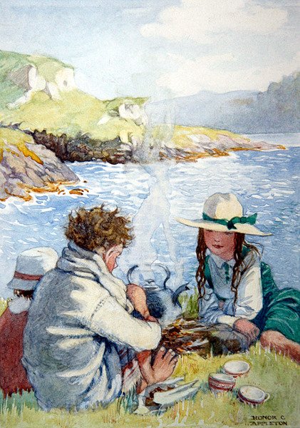 Yaz (kağıt üzerine sulu boya) by Honor Charlotte Appleton