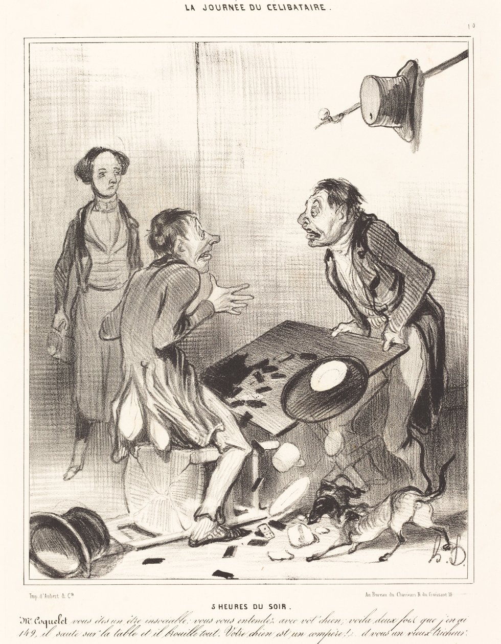 17:00 by Honoré Daumier