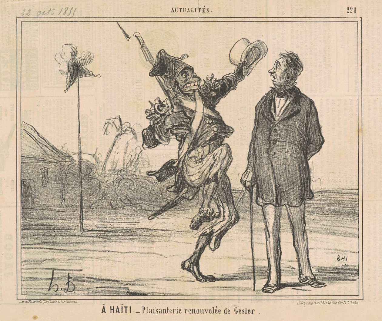 bir Haiti by Honoré Daumier