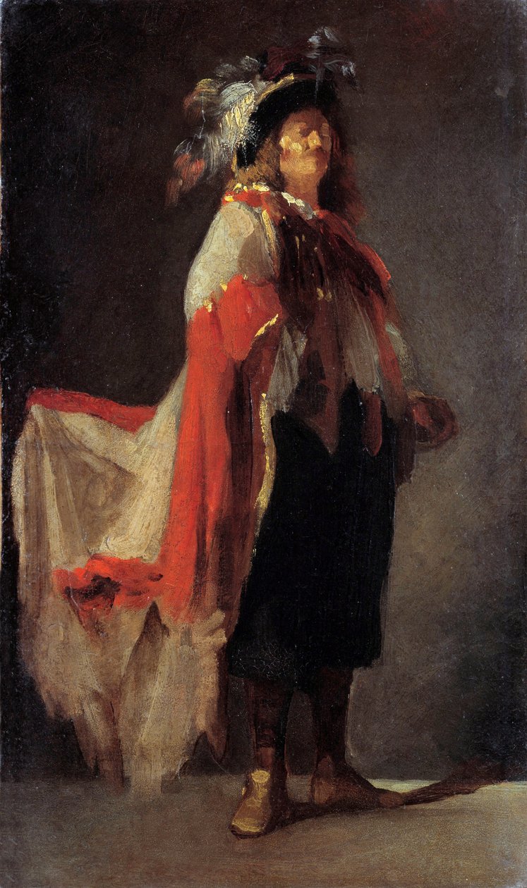 bir silahşör by Honoré Daumier