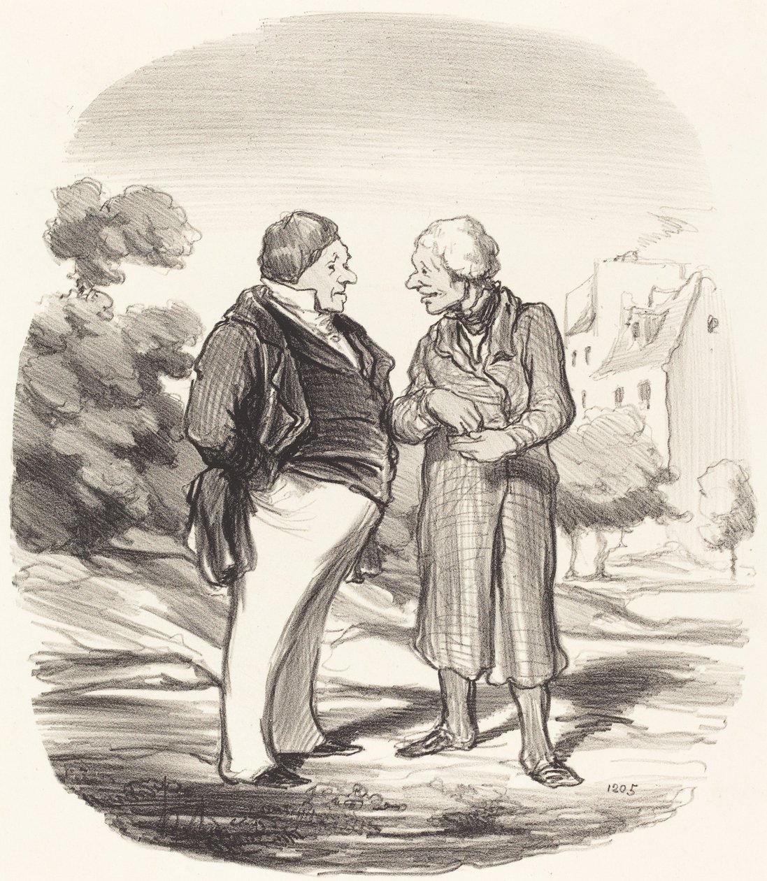 Kaliforniyalı hissedarlar by Honoré Daumier
