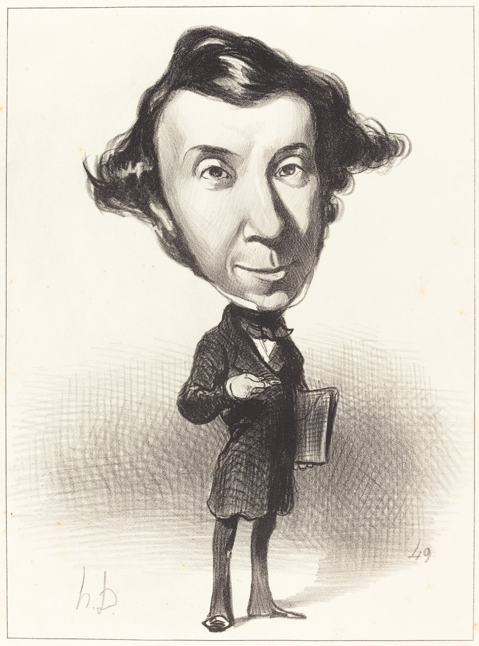Alex. Bölüm Henri de Tocqueville by Honoré Daumier