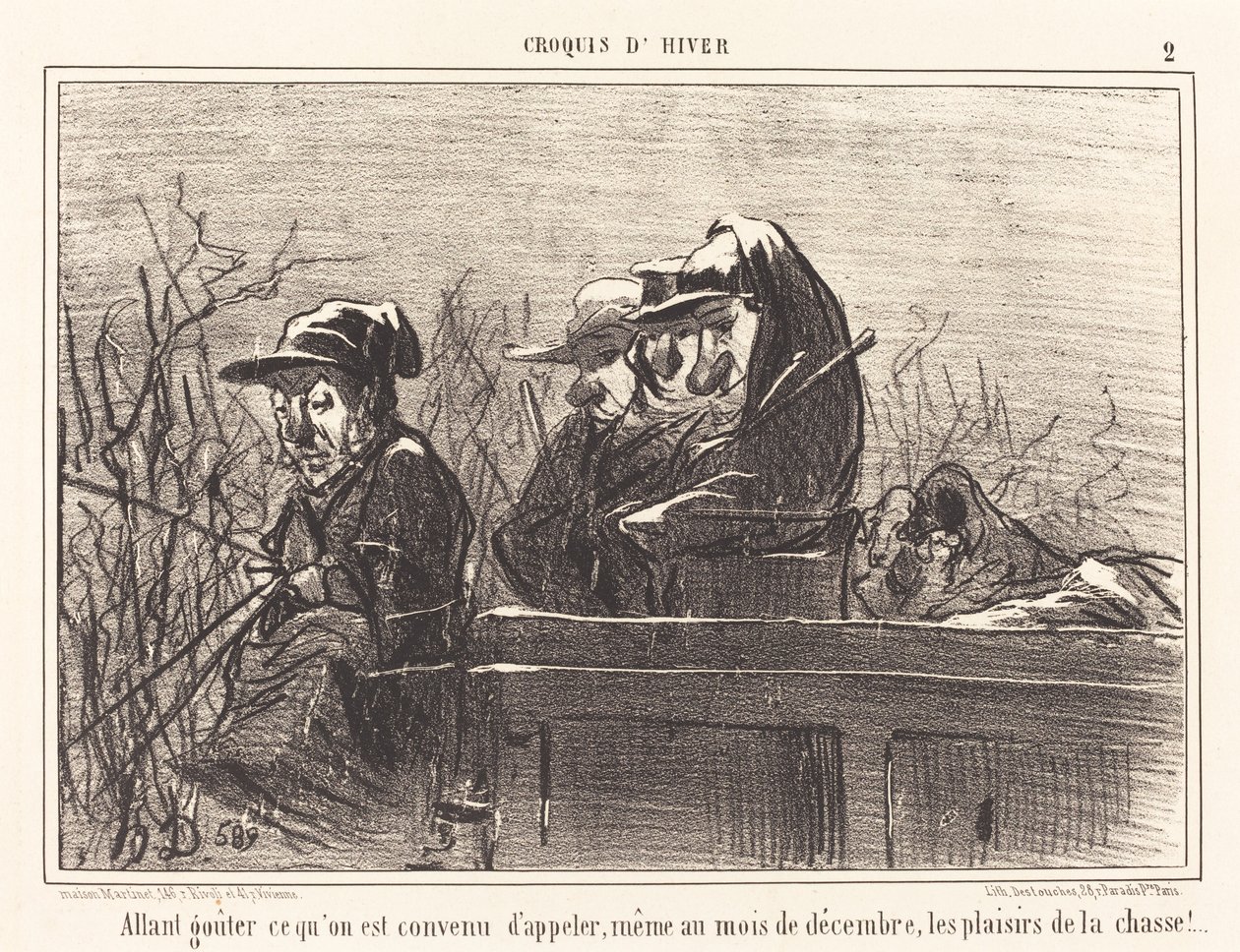 Anlaştığımız şeyin tadına bakacağım... by Honoré Daumier