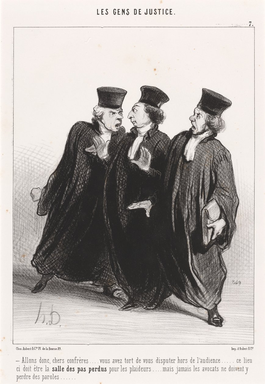 Haydi sevgili meslektaşlarım... by Honoré Daumier