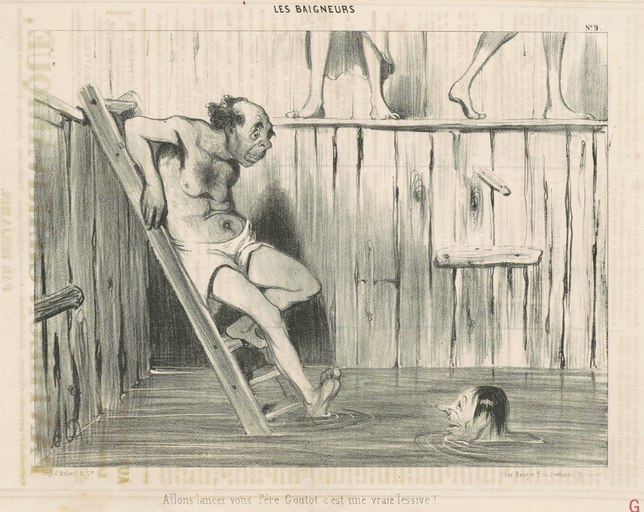 Hadi baba tadına bakalım... by Honoré Daumier