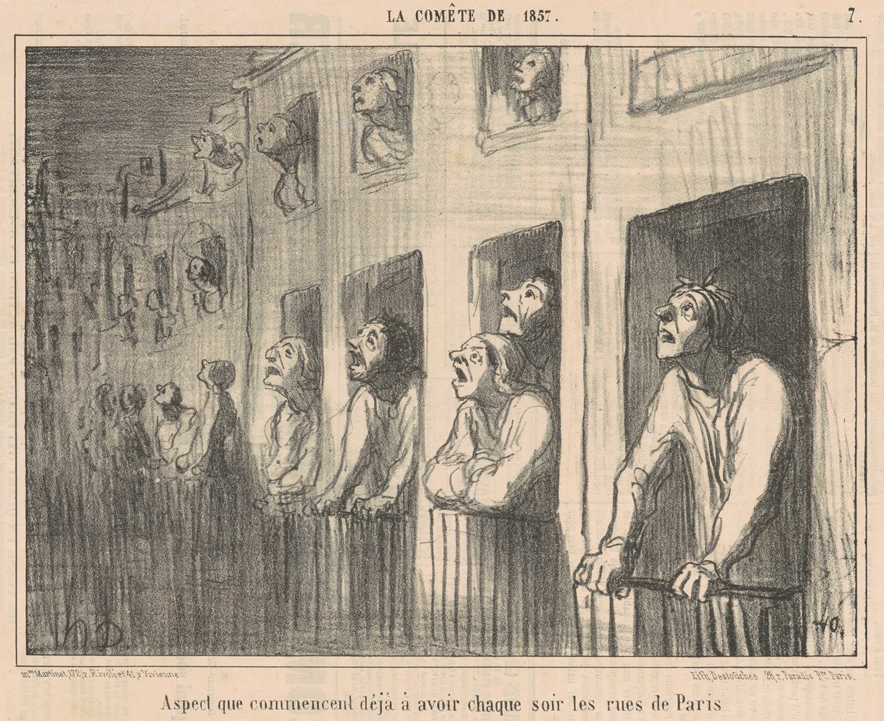 Zaten sahip olmaya başlayan yönü... by Honoré Daumier