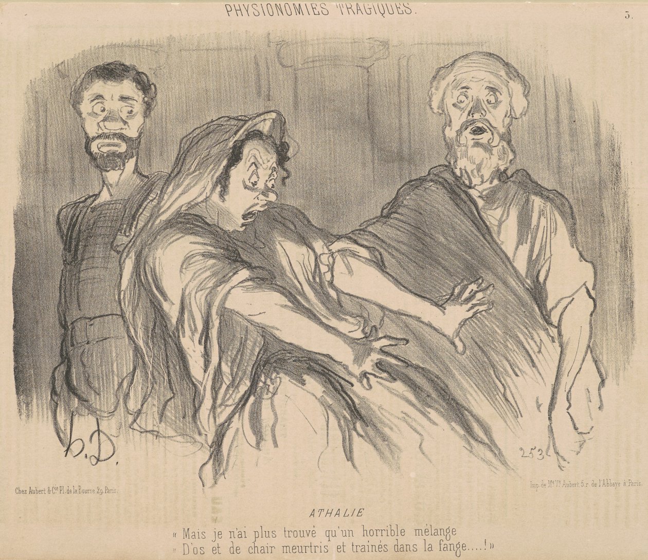 atalia by Honoré Daumier