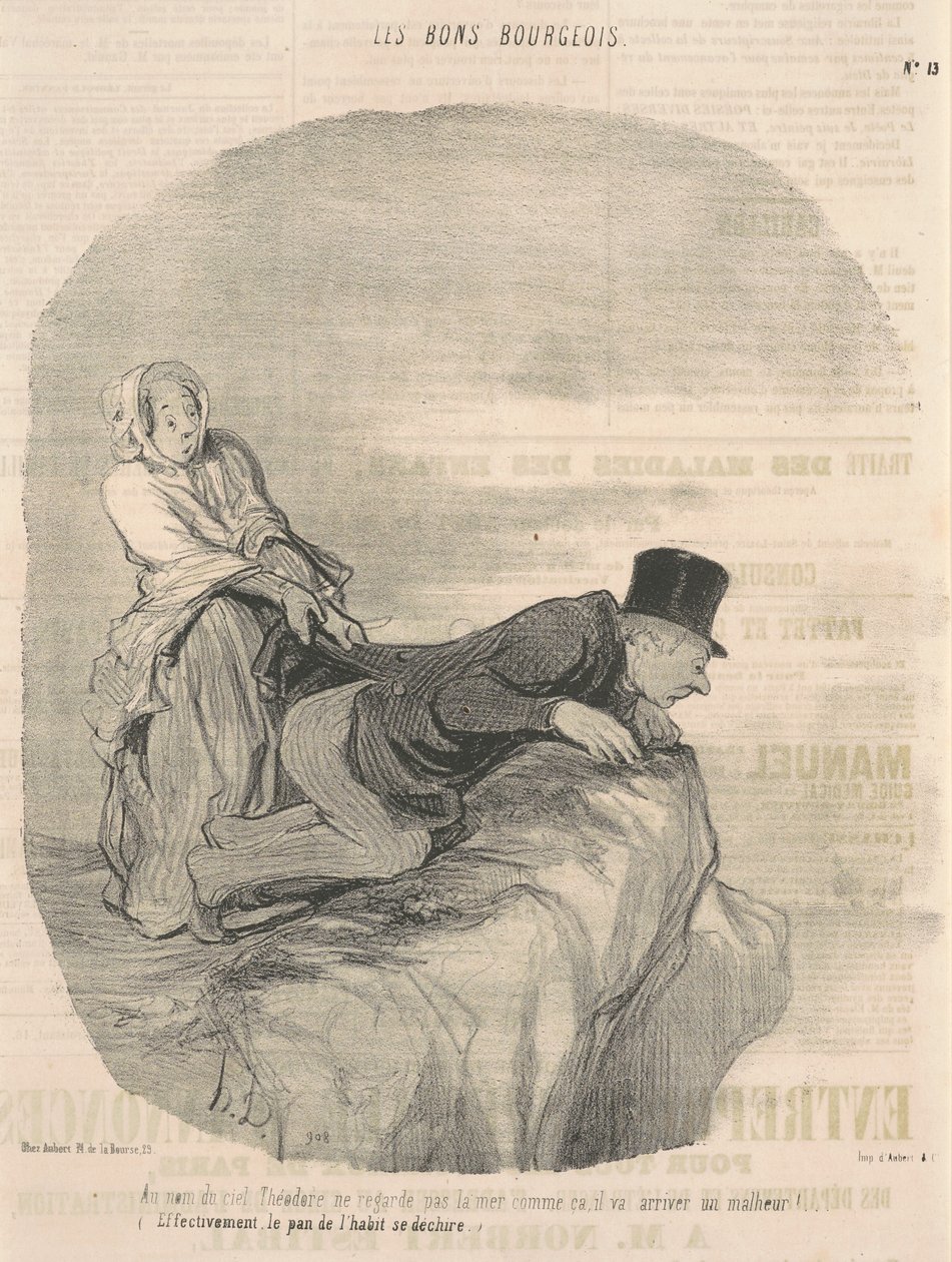 Cennet adına Theodore bakmaz... by Honoré Daumier