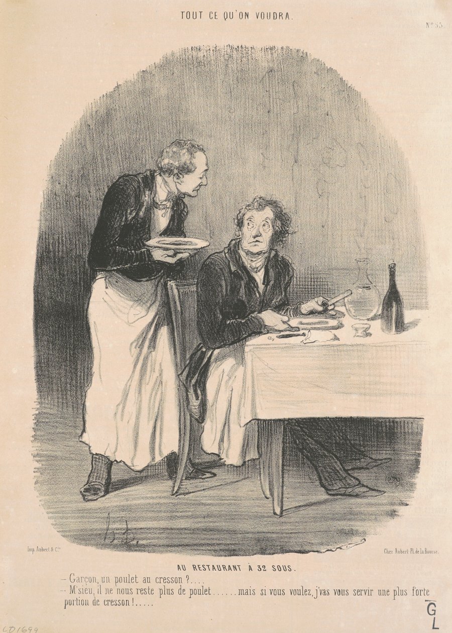Restoranda 32 sente by Honoré Daumier
