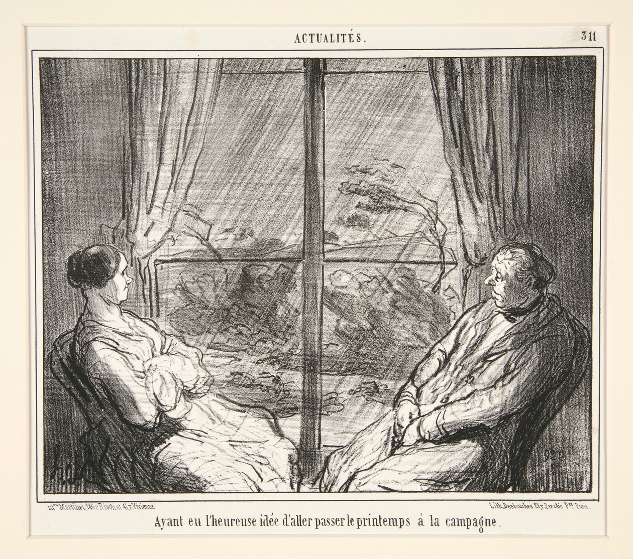 sahip olmak by Honoré Daumier