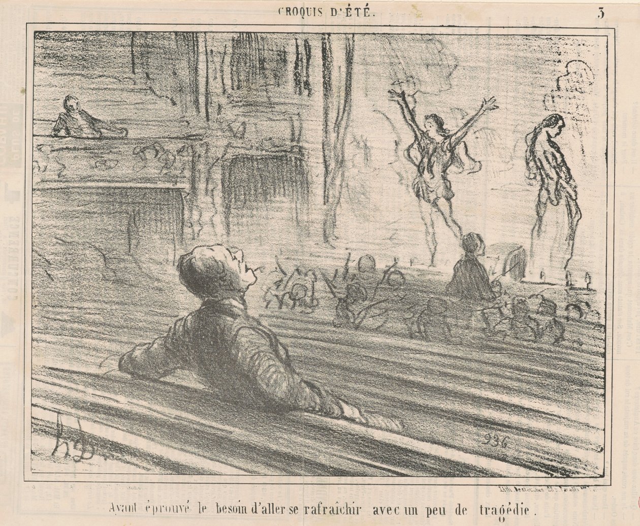 Yenileme ihtiyacı hissetmişken... by Honoré Daumier