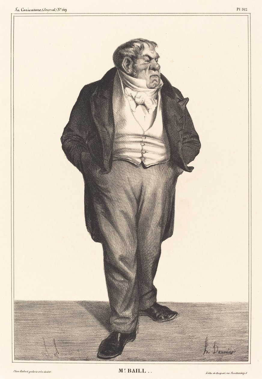 kefalet by Honoré Daumier