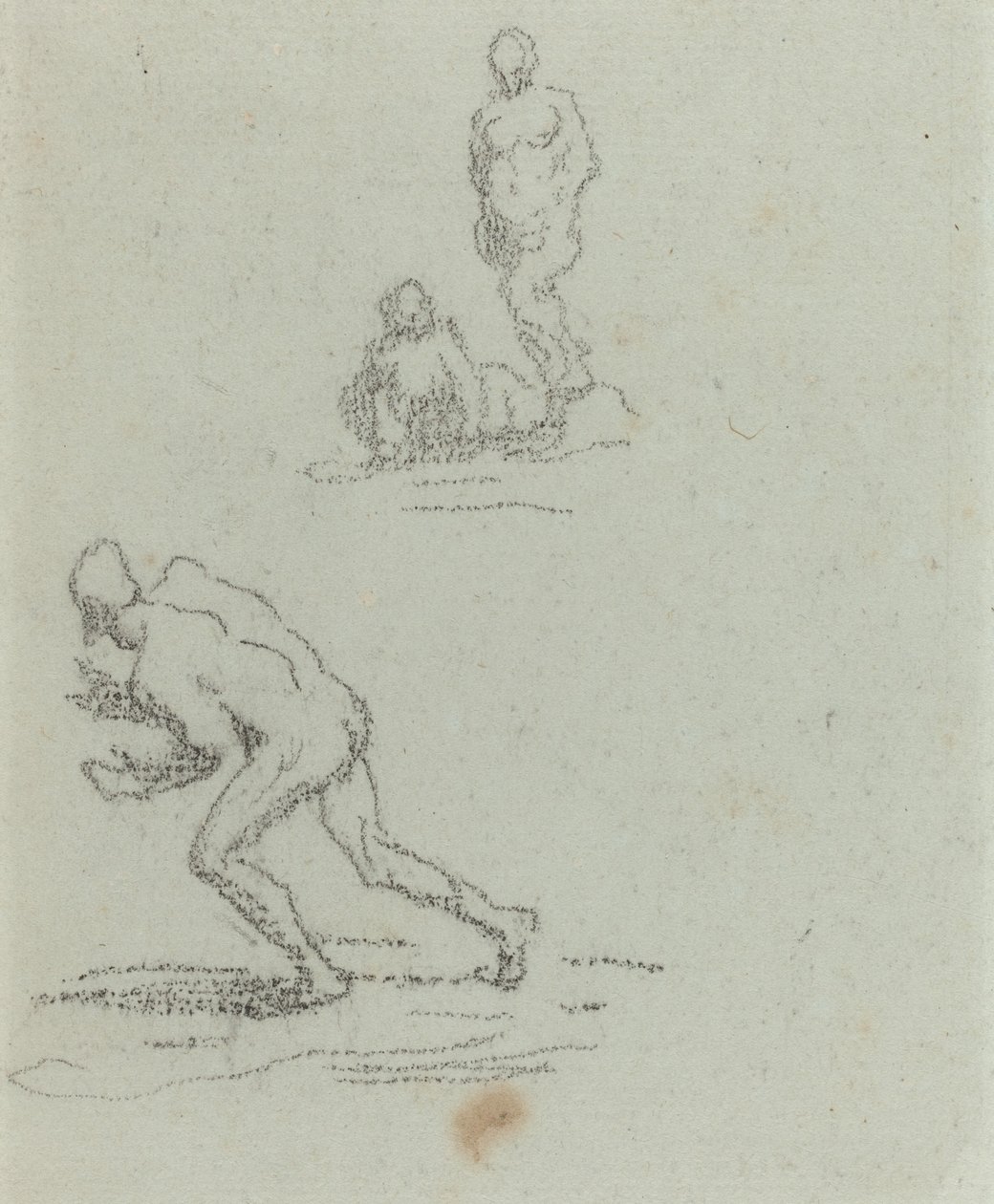 banyo yapanlar by Honoré Daumier