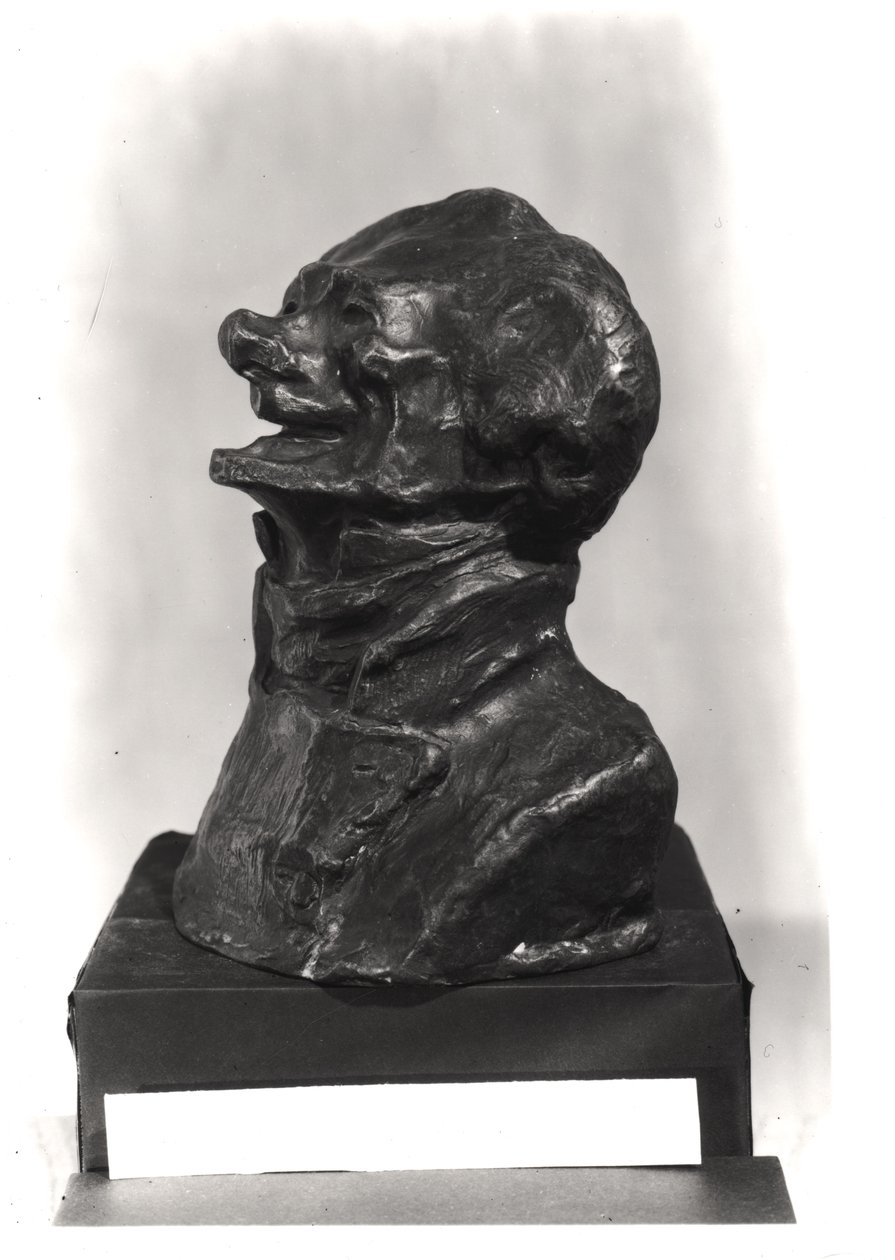 Charles Philipon büstü (1800-62), c.1833 (bronz) by Honoré Daumier