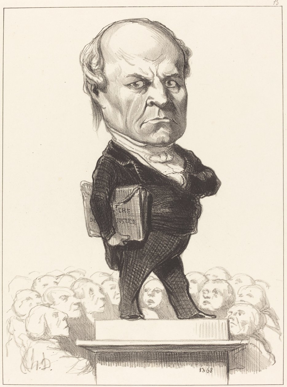 C.H. Odilon Barrot by Honoré Daumier